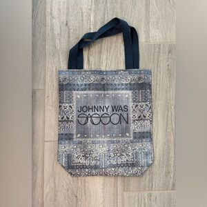 Johnny Was Denim Canvas Tote